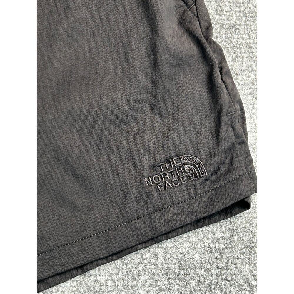 The North Face Women's Black Running Athletic Shorts Large FlashDry Drawstring - Picture 5 of 7
